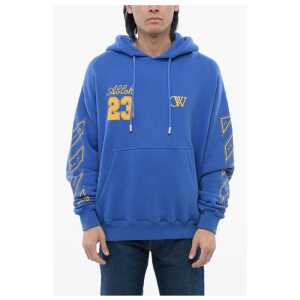 Off-White Brushed Cotton OW23 Skate Fit Hoodie