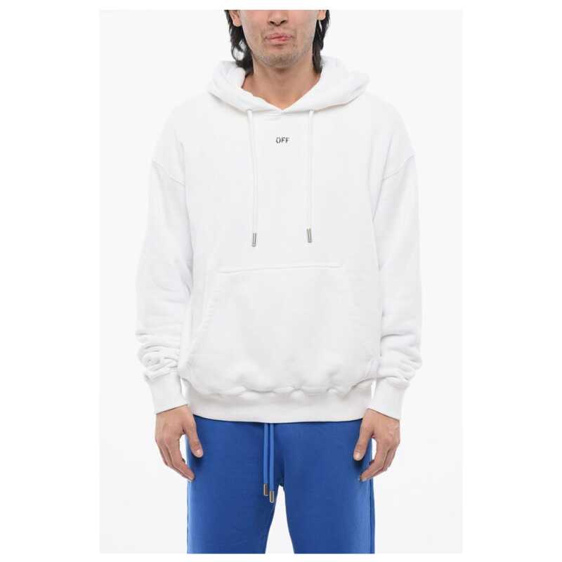 Off-White Brushed Cotton OFF Hoodie, theFeinheit