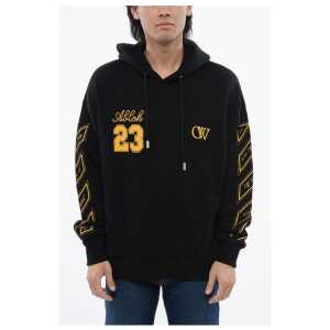 Off-White Brushed Cotton OW23 Skate Fit Hoodie