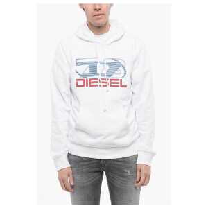 Diesel RED TAG Printed Cotton S-GINN-HOOD-K40 Hoodie