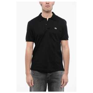 Diesel RED TAG Solid Color T-SMITH-DOVAL-PJ Polo Shirt with Oval-D