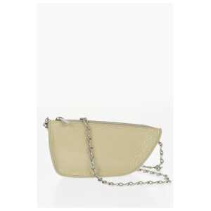 Burberry Patent Leather MICRO SHIELD SLING Bag with Chain Shoulder St