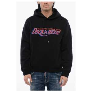 Dsquared² Brushed Cotton CANADIAN TEAM Cool Fit Hoodie
