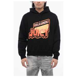 Dsquared² Brushed Cotton D2 JUICY Cool Fit Hoodie