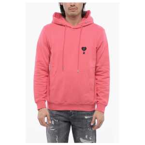John Richmond Brushed Cotton TAMAYO Hoodie With Embroidered Logo