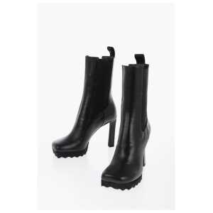 Off-White Leather SPONGE Chelsea Booties 12cm