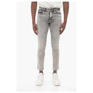 Versace JEANS COUTURE Stone Washed Skinny Fit Denims 14cm