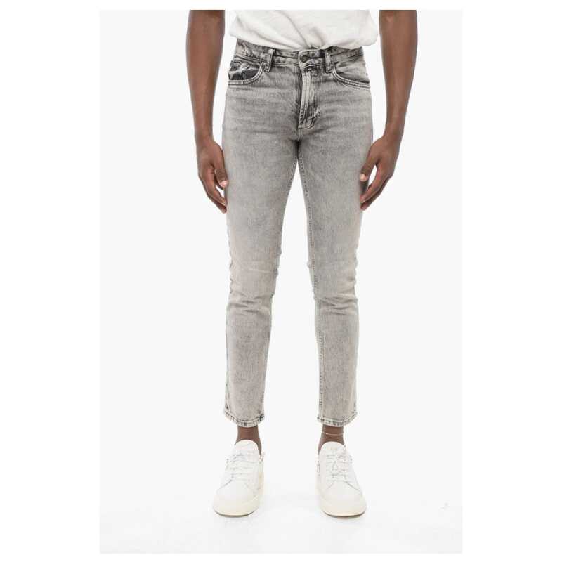 Versace JEANS COUTURE Stone Washed Skinny Fit Denims 14cm, theFeinheit