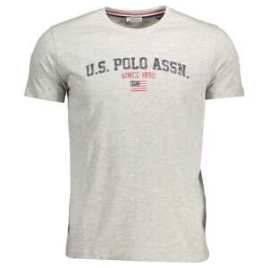 U.S. POLO ASSN. Brown Cotton Men T-Shirt