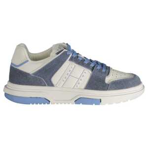 Tommy Hilfiger Light Blue Leather Women Sneaker