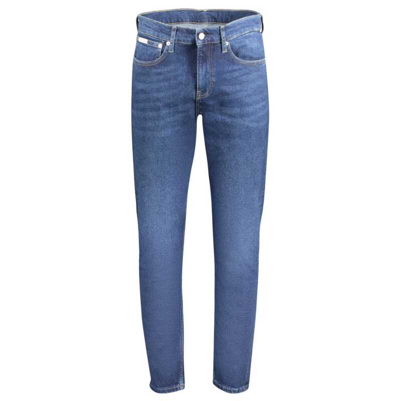 Calvin Klein Blue Cotton Men Jean, theFeinheit