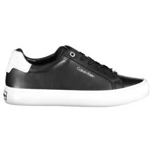 Calvin Klein Black Leather Women Sneaker