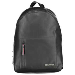 Tommy Hilfiger Black Polyester Backpack