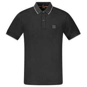 Hugo Boss Black Cotton Polo Shirt