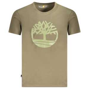Timberland Green Cotton T-Shirt