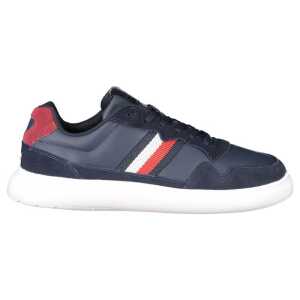 Tommy Hilfiger Blue Leather Men Sneaker