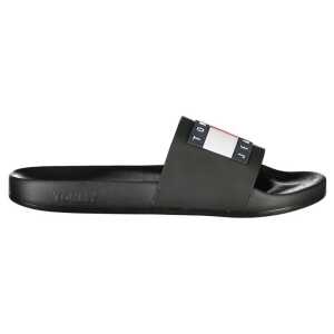 Tommy Hilfiger Black Polyethylene Men Sandal