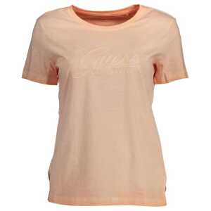 Guess Jeans Pink Cotton Women T-Shirt