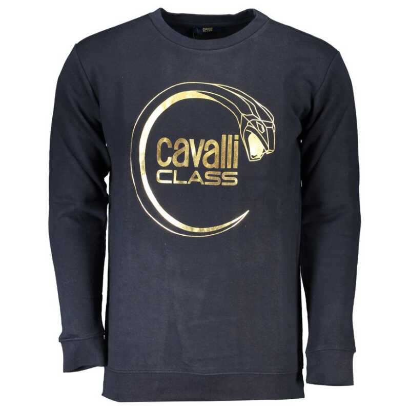 Cavalli Class Blue Cotton Sweater, theFeinheit