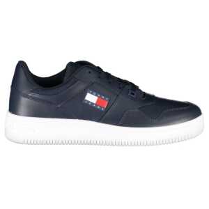 Tommy Hilfiger Blue Contrast Sneakers with Logo Detail