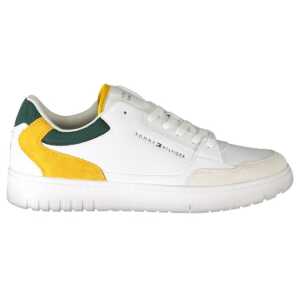 Tommy Hilfiger White Polyethylene Men Sneaker