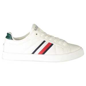 Tommy Hilfiger White Leather Men Sneaker