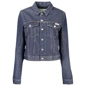 Calvin Klein Blue Cotton Women Jacket