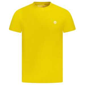 Timberland Yellow Cotton Men T-Shirt