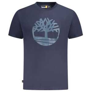 Timberland Blue Cotton T-Shirt