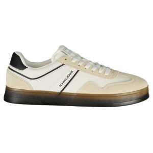Tommy Hilfiger White Leather Men Sneaker