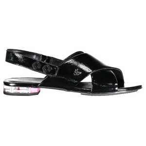 Calvin Klein Black Leather Women Sandal