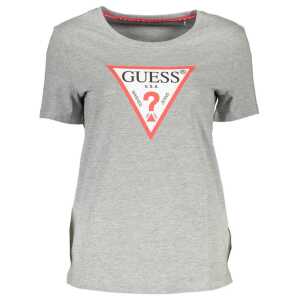 Guess Jeans Brown Cotton Women T-Shirt