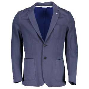 Gant Blue Cotton Men Jacket