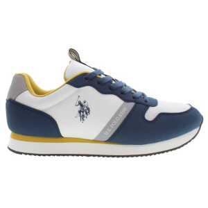 U.S. POLO ASSN. Blue Polyester Men Sneaker