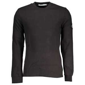 Calvin Klein Black Cotton Men Sweater