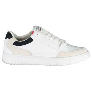 Tommy Hilfiger White Polyethylene Men Sneaker