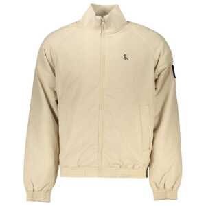 Calvin Klein Chic Beige Long Sleeve Designer Jacket