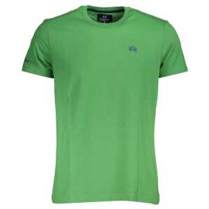 La Martina Green Cotton Men T-Shirt