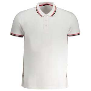 Cavalli Class White Cotton Polo Shirt