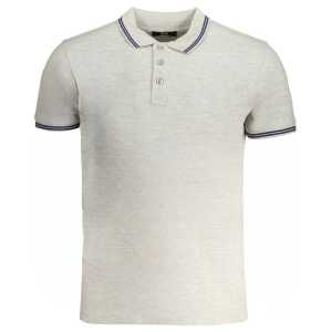 Cavalli Class Brown Cotton Men Polo Shirt