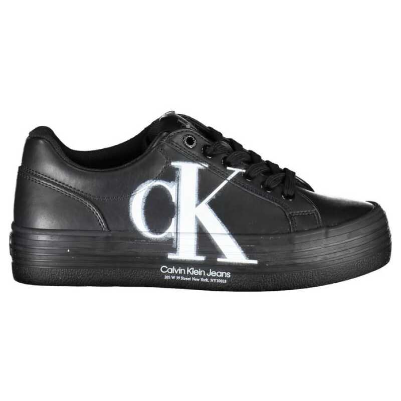Calvin Klein Black Leather Women Sneaker, theFeinheit
