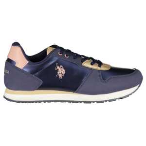 U.S. POLO ASSN. Blue Polyester Sneaker