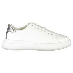 Calvin Klein Chic White Sneakers with Contrast Details