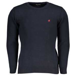U.S. Grand Polo Blue Marabou Men Sweater