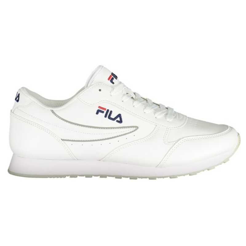Fila Pristine White Sports Sneakers with Contrast Accents, theFeinheit