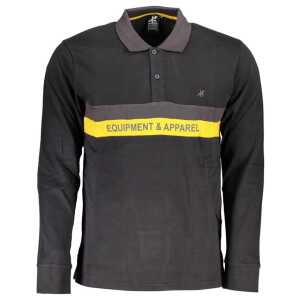 U.S. Grand Polo Black Cotton Polo Shirt
