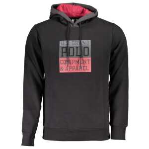 U.S. Grand Polo Sleek Hooded Fleece Sweatshirt with Contrast Details