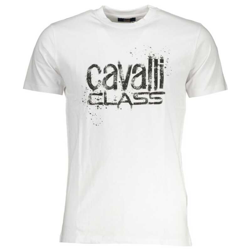Cavalli Class White Cotton T-Shirt, theFeinheit