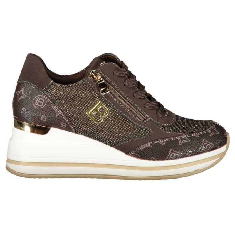 Laura Biagiotti Brown Polyester Women Sneaker, theFeinheit