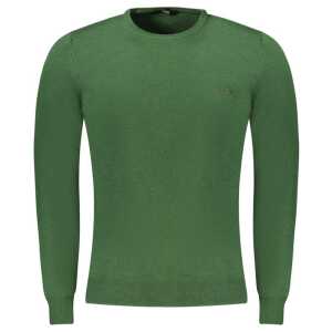 Cavalli Class Green Viscose Men Sweater